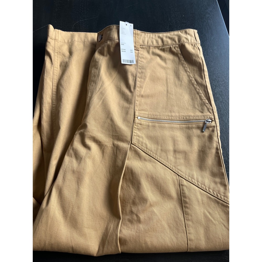 BDG Urban Outfitters Mens Cargo Pants Sable Tan Wide‎ Leg XXXL NWT